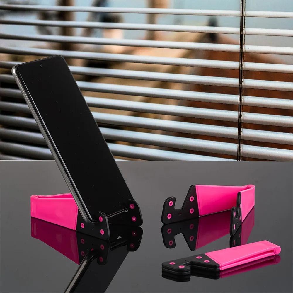 Підставка для смартфона Folding Tablet Stand V Рожевий (1010394-Pink) - фото 5