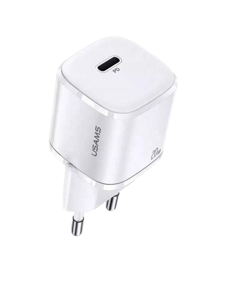 Зарядний пристрій Usams T36 Type-C to Lightning cable XFK Super Cube Series CC124 1 Type-C 20W PD White (535420)