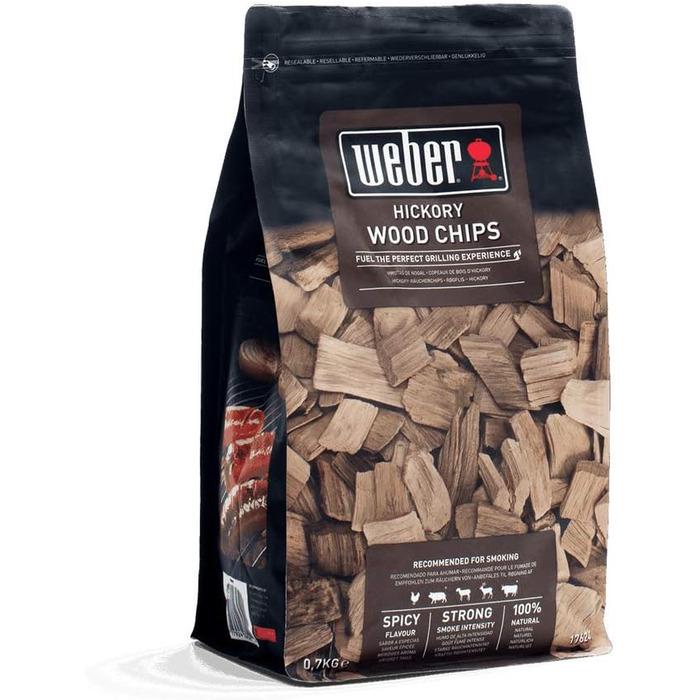 Щепа из древесины гикори Weber для копчения 700 г