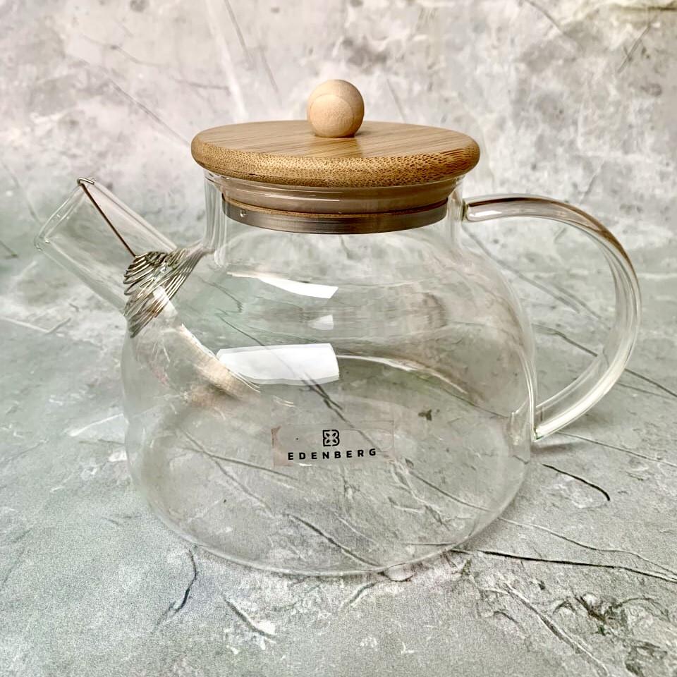 Заварювальний чайник із бамбуковою кришкою Edenberg EB-19030 1700 мл (2530557525) - фото 4 Заварювальний чайник із бамбуковою кришкою Edenberg EB-19030 1700 мл (2530557525) - фото 4