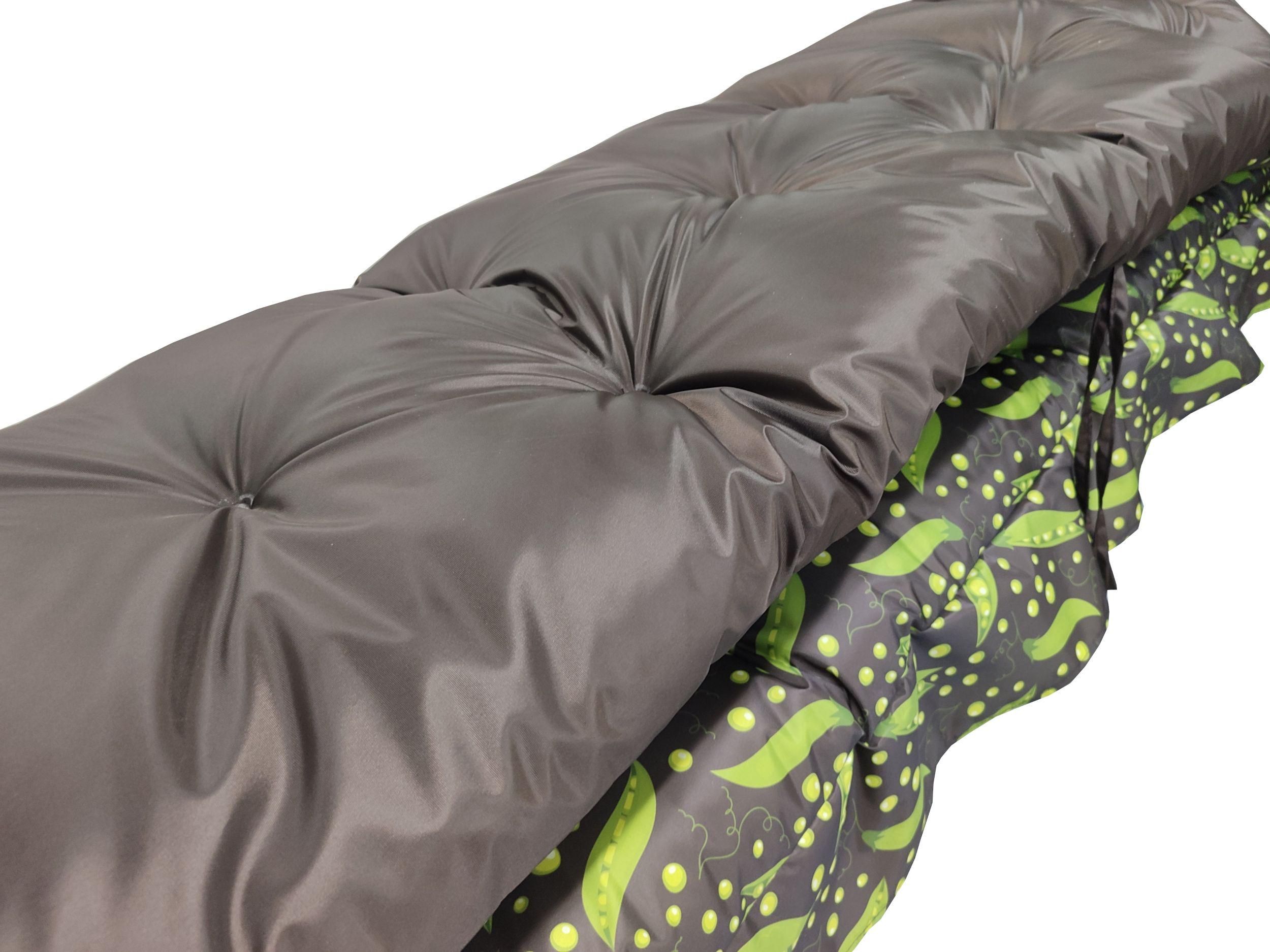 Матрас для качелей eGarden GREEN PEAS водоотталкивающий стеганый 170x110x8 см (5802) - фото 3 Матрас для качелей eGarden GREEN PEAS водоотталкивающий стеганый 170x110x8 см (5802) - фото 3