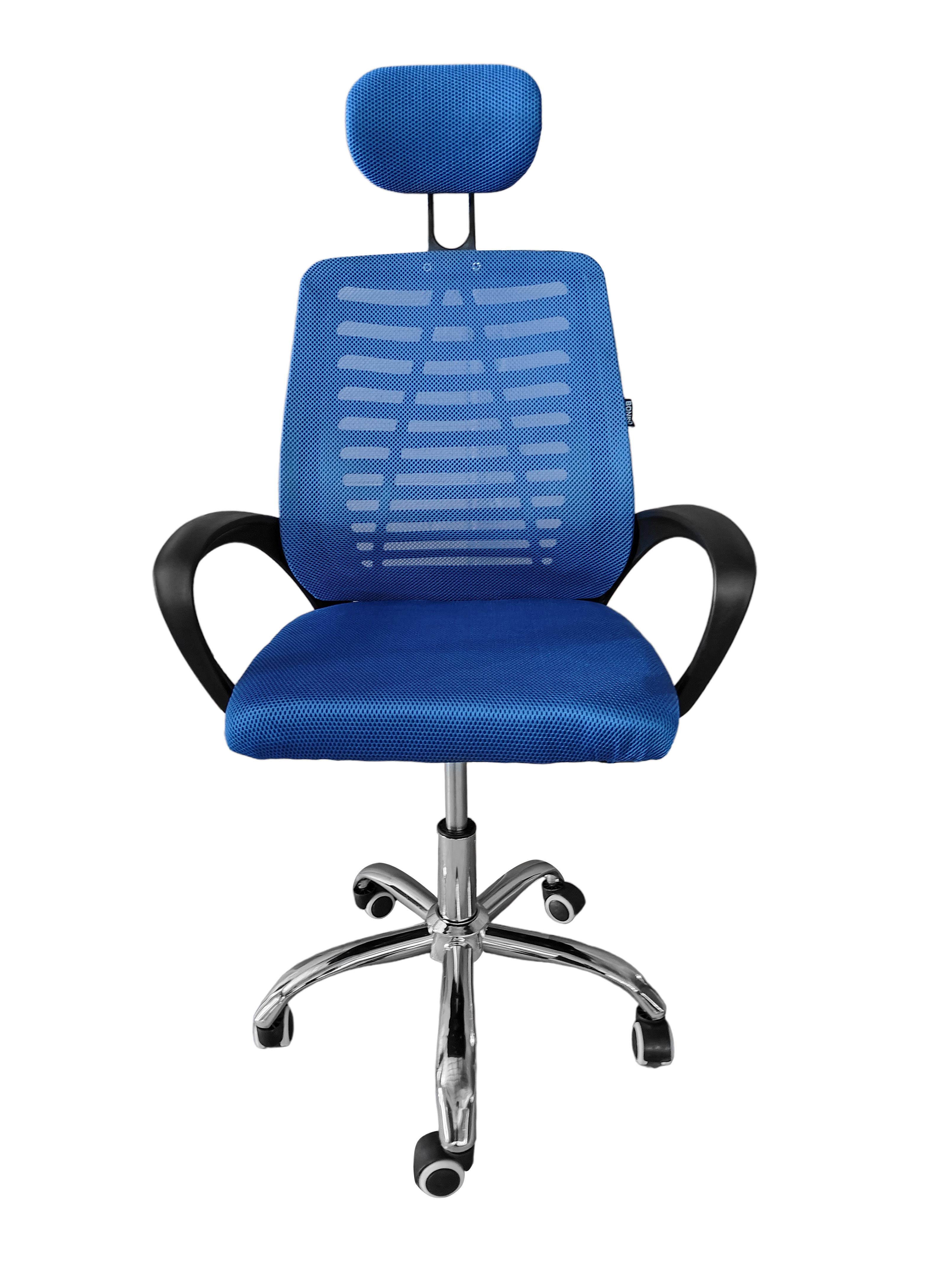 Крісло офісне комп'ютерне Bonro B-6200 Синій (4584) - фото 8 Крісло офісне комп'ютерне Bonro B-6200 Синій (4584) - фото 8