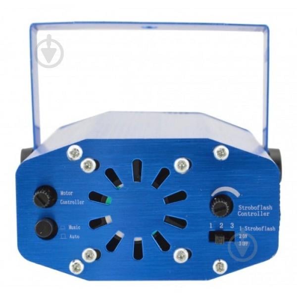 Лазерний проектор стробоскоп диско лазер UKC HJ08 Синій (20053100092) - фото 4 Лазерний проектор стробоскоп диско лазер UKC HJ08 Синій (20053100092) - фото 4