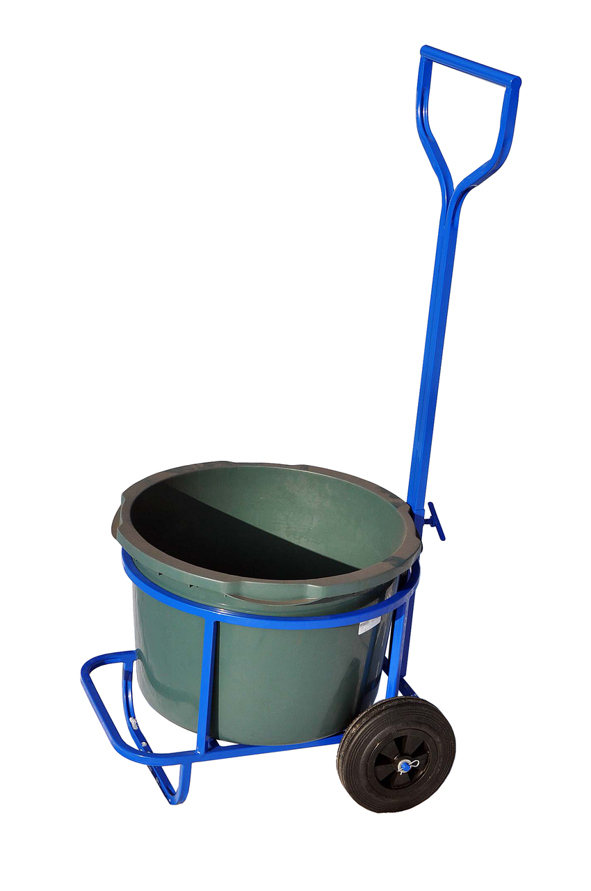 Тележка Kompred OL171 для уборки мусора под бак 60 л Синий (877669331)