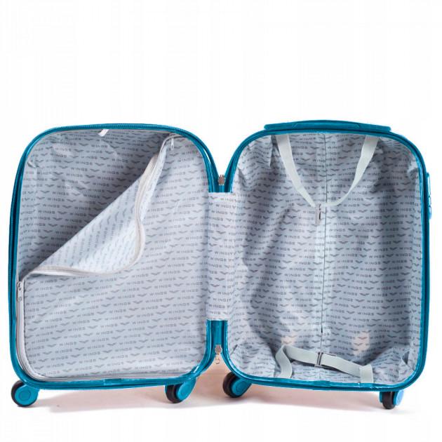 Валіза пластикова WINGS 310 L на 4 колесах Блакитний (CEKRBWI310LB4GOL) - фото 7 Валіза пластикова WINGS 310 L на 4 колесах Блакитний (CEKRBWI310LB4GOL) - фото 7