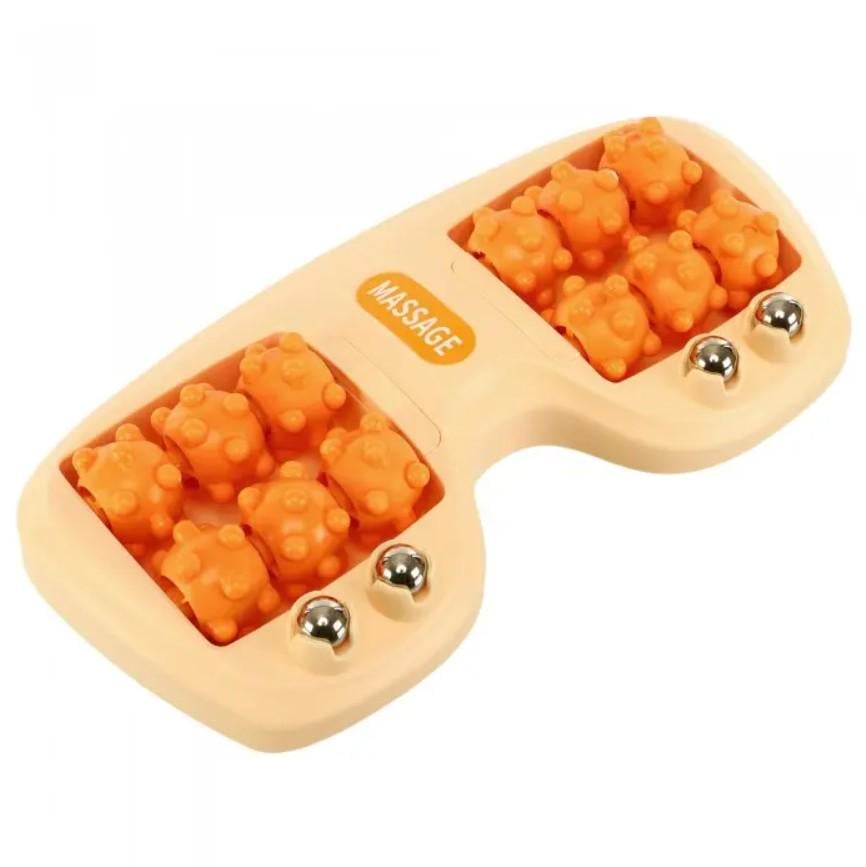 Массажер роликовый для ног Cat Claw Style Foot Massager с 12 роликами и 4 магнитными шариками (127) Массажер роликовый для ног Cat Claw Style Foot Massager с 12 роликами и 4 магнитными шариками (127)