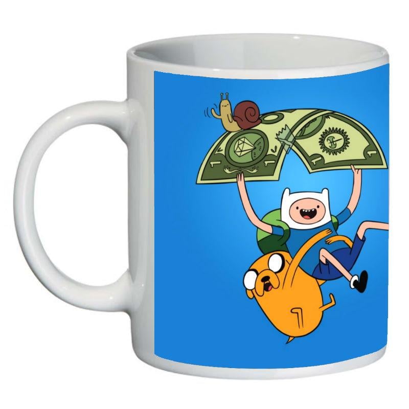 Кружка с принтом SuperCup Время приключений (SC-ATR-0014)