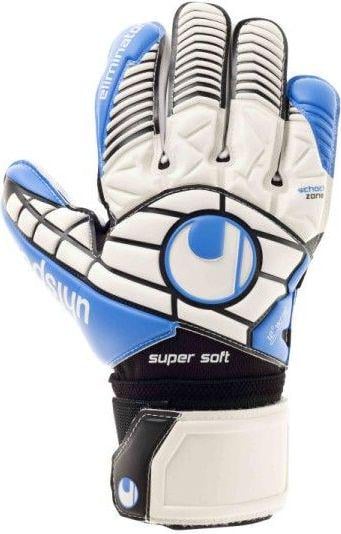 Рукавиці воротарські Uhlsport Eliminator Supersoft 1000168 01 р. 9 Біло-чорно-блакитний