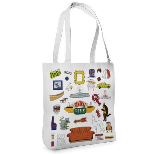 Сумка тканевая Presentville Tenderness Central perk (ST 20M082 WH)