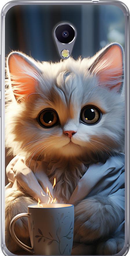 Чехол на Meizu M5 Note White cat (5646u-447-42517)