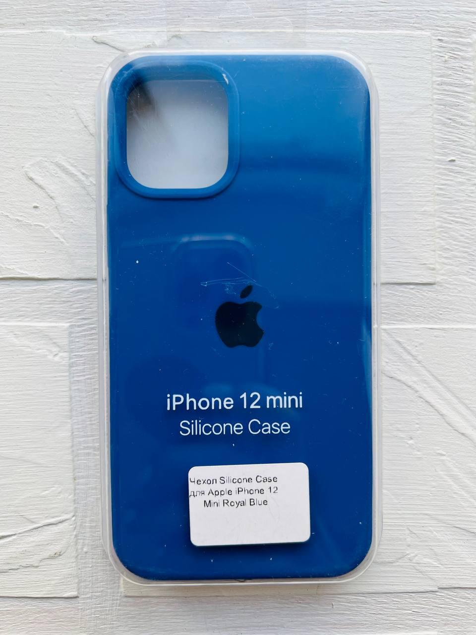 Чехол Silicone Case для Apple iPhone 12 Mini Royal Blue - фото 2