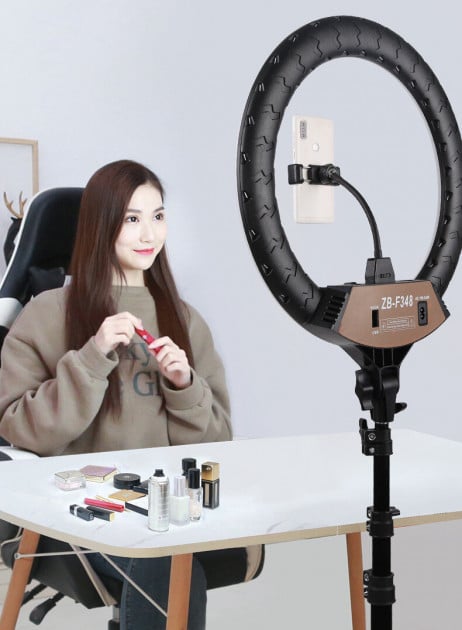 Кільцева LED лампа XPRO Live Light ZB-F348 45 см - фото 4