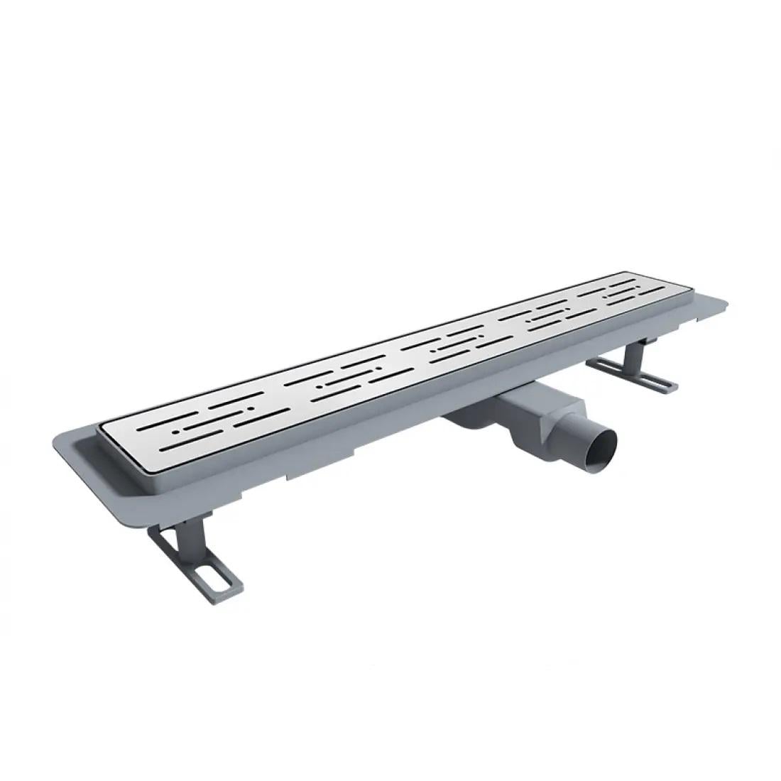 Трап линейный Tillo TM009-40 с сухим закрыванием и решеткой 70х400