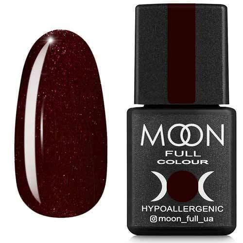 Гель-лак Moon Full color Gel polish 8 мл №317 Шоколадно-вишневый с мелким шиммером