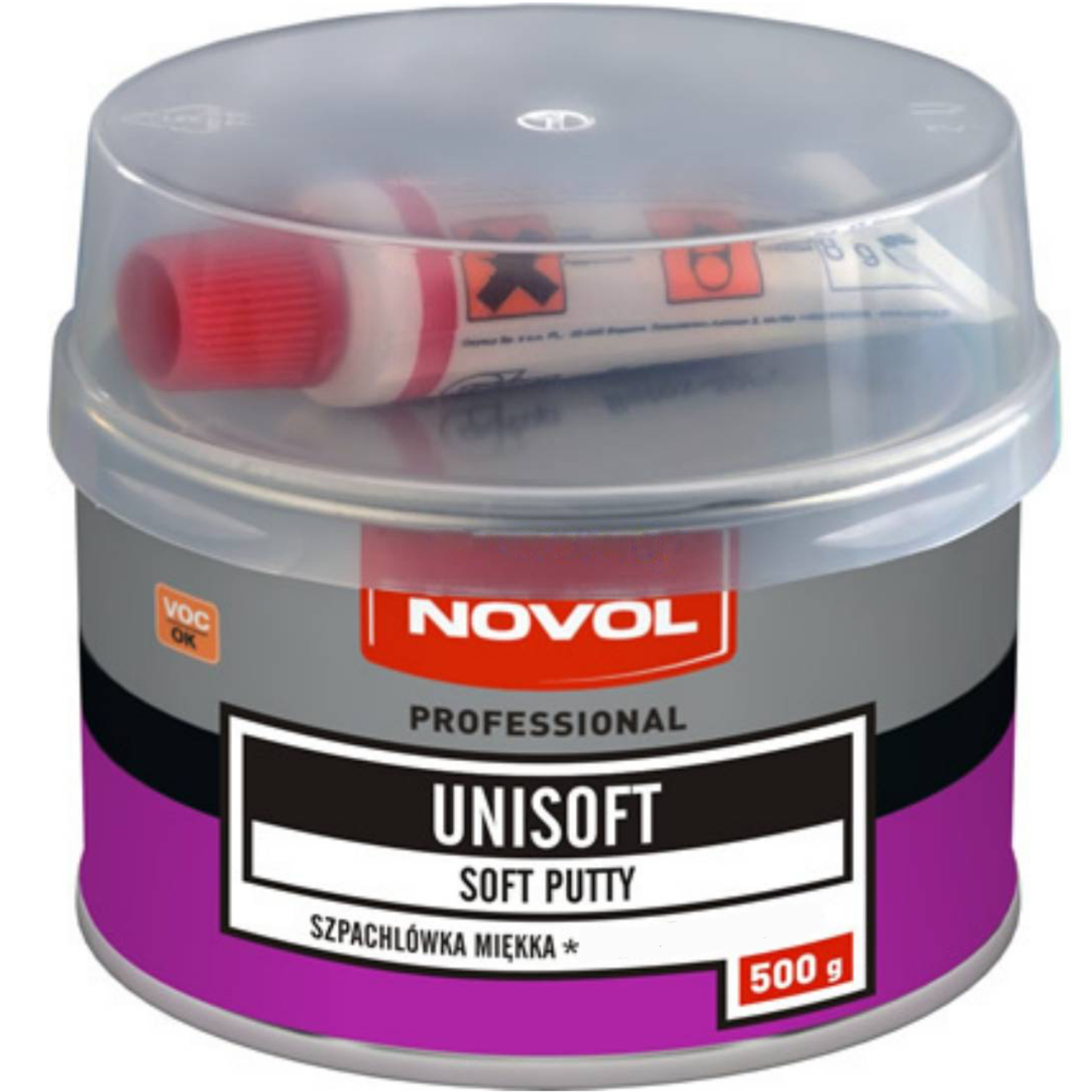 Шпаклевка наполняющая мягкая NOVOL UNISOFT 500 г Шпаклевка наполняющая мягкая NOVOL UNISOFT 500 г