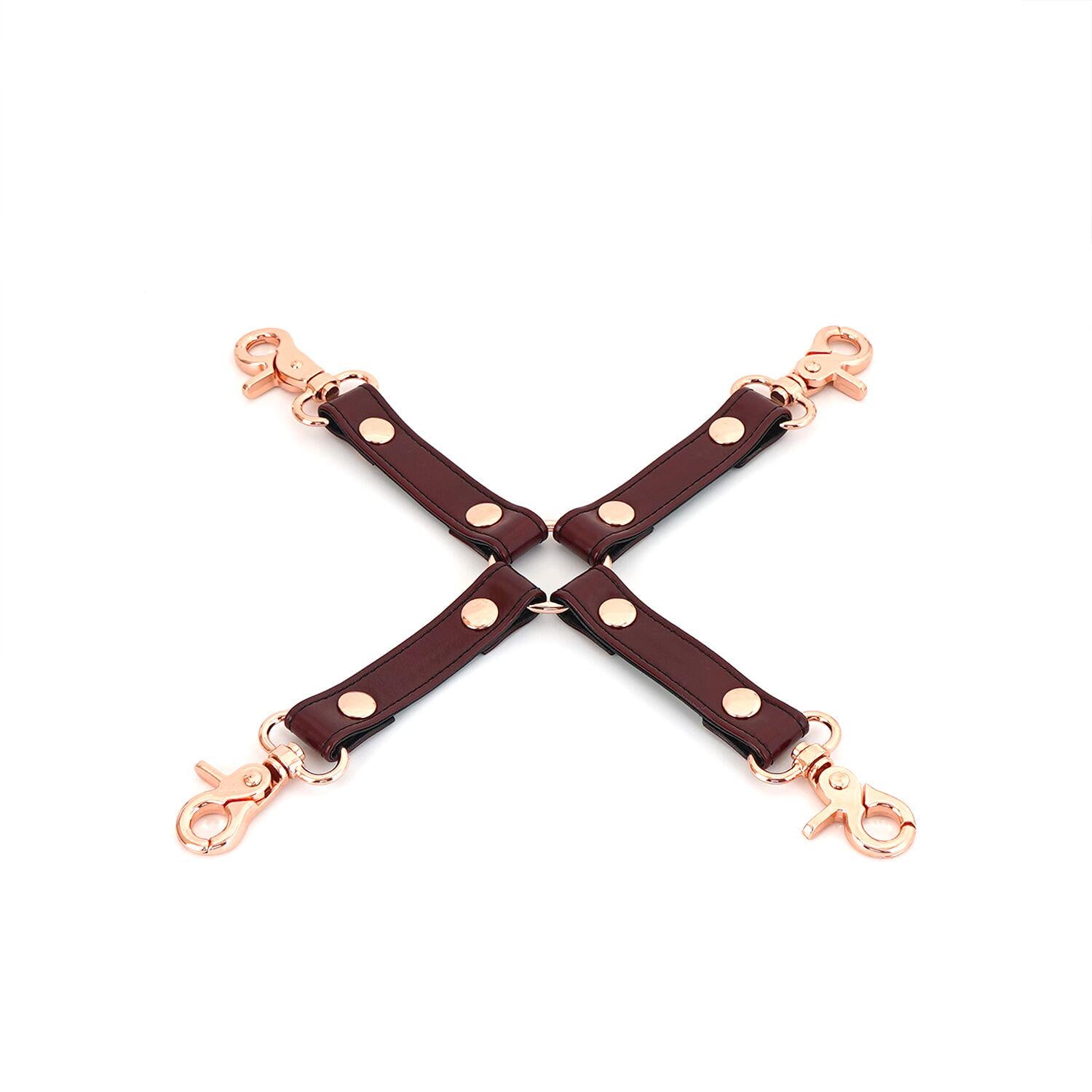 Крестовина кожаная Liebe Seele Hogtie CherryLove Wine Red (SO9459) Крестовина кожаная Liebe Seele Hogtie CherryLove Wine Red (SO9459)