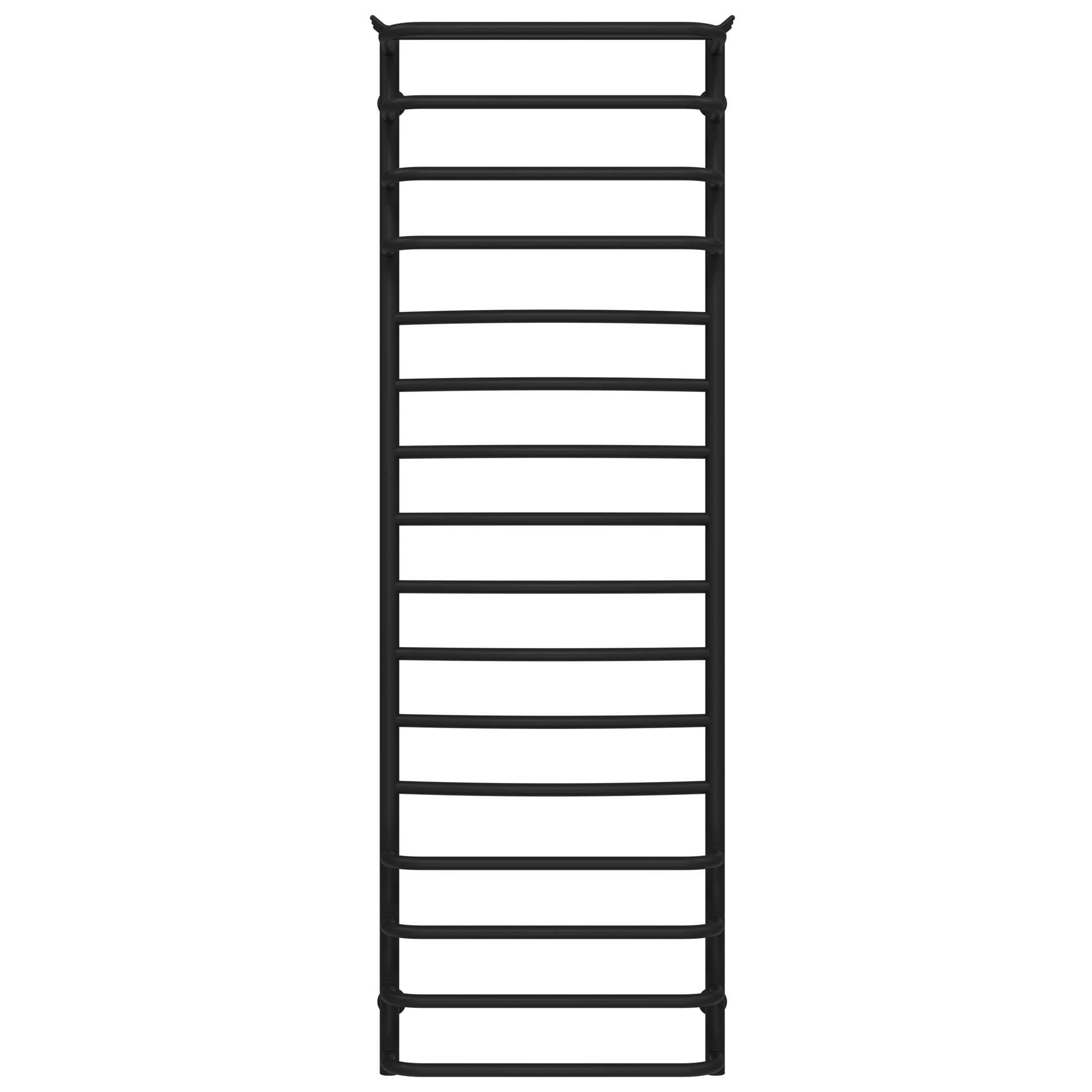 Полотенцесушитель водяной Deffi Юность П16 боковое правое подключение нержавеющая сталь 500х1600 мм Черный (C.YU.160.50.16.B.C)