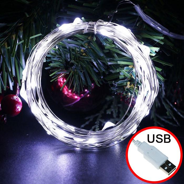 Набір гірлянд Роса/Капля 2 шт. USB 10 м 100 led (20584936) - фото 4