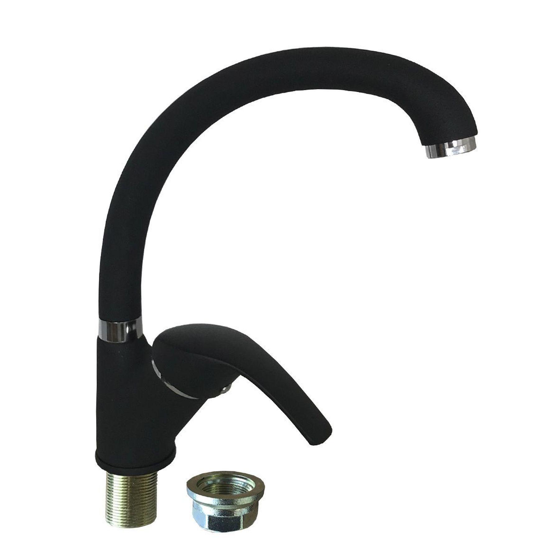 Смеситель для кухни DOMINO Acent DAC-203S-BIG-Black (000018408)