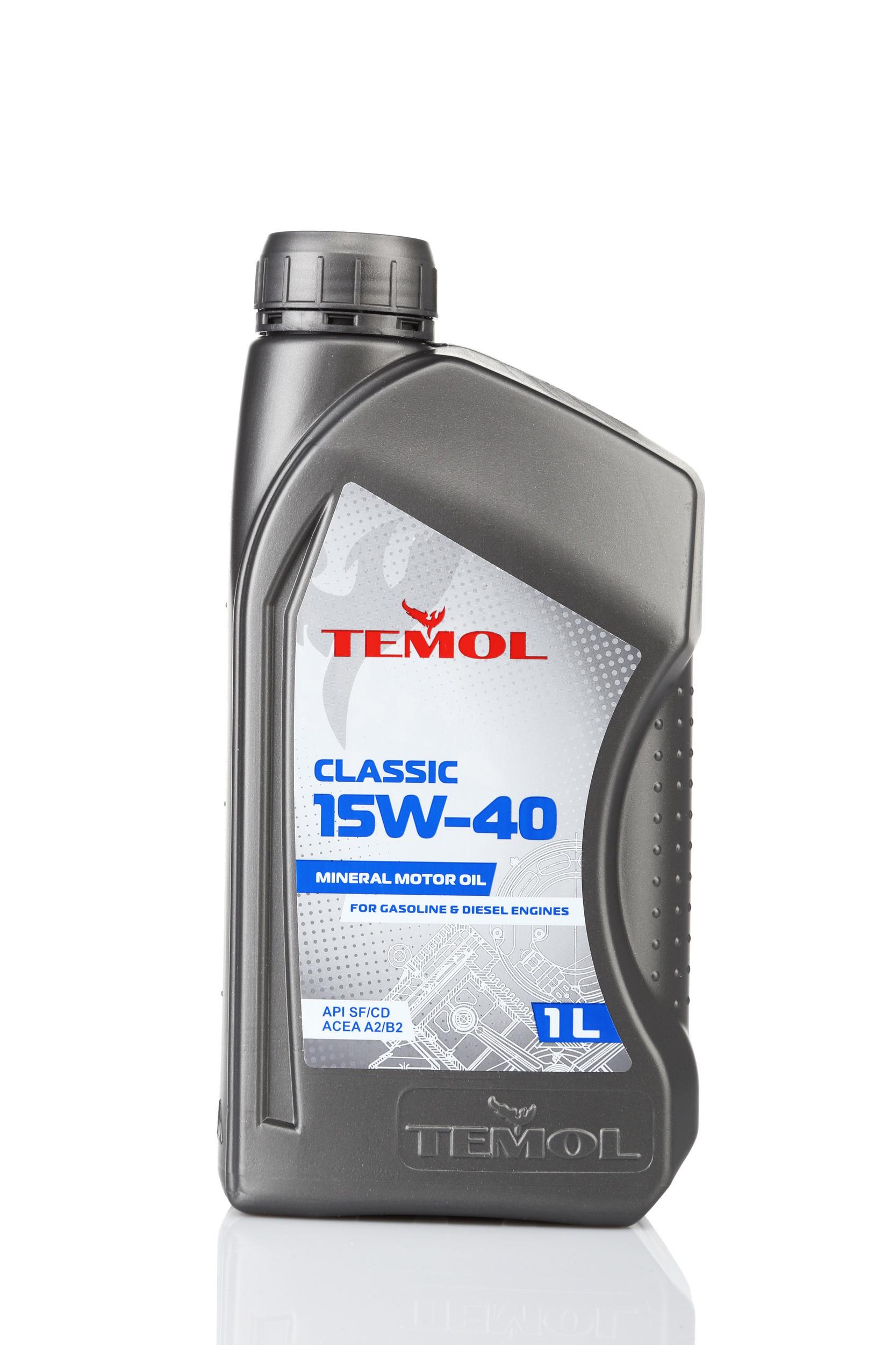 Моторна олива TEMOL CLASSIC 15W-40 1 л (T-C15W40-1L)