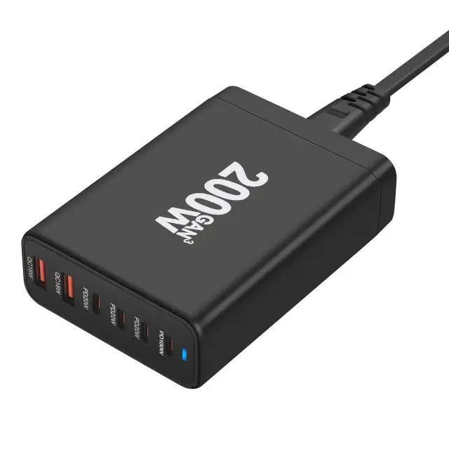 Зарядний пристрій мережевий XOKO QC-220 GaN3 220W (33138848) Зарядний пристрій мережевий XOKO QC-220 GaN3 220W (33138848)