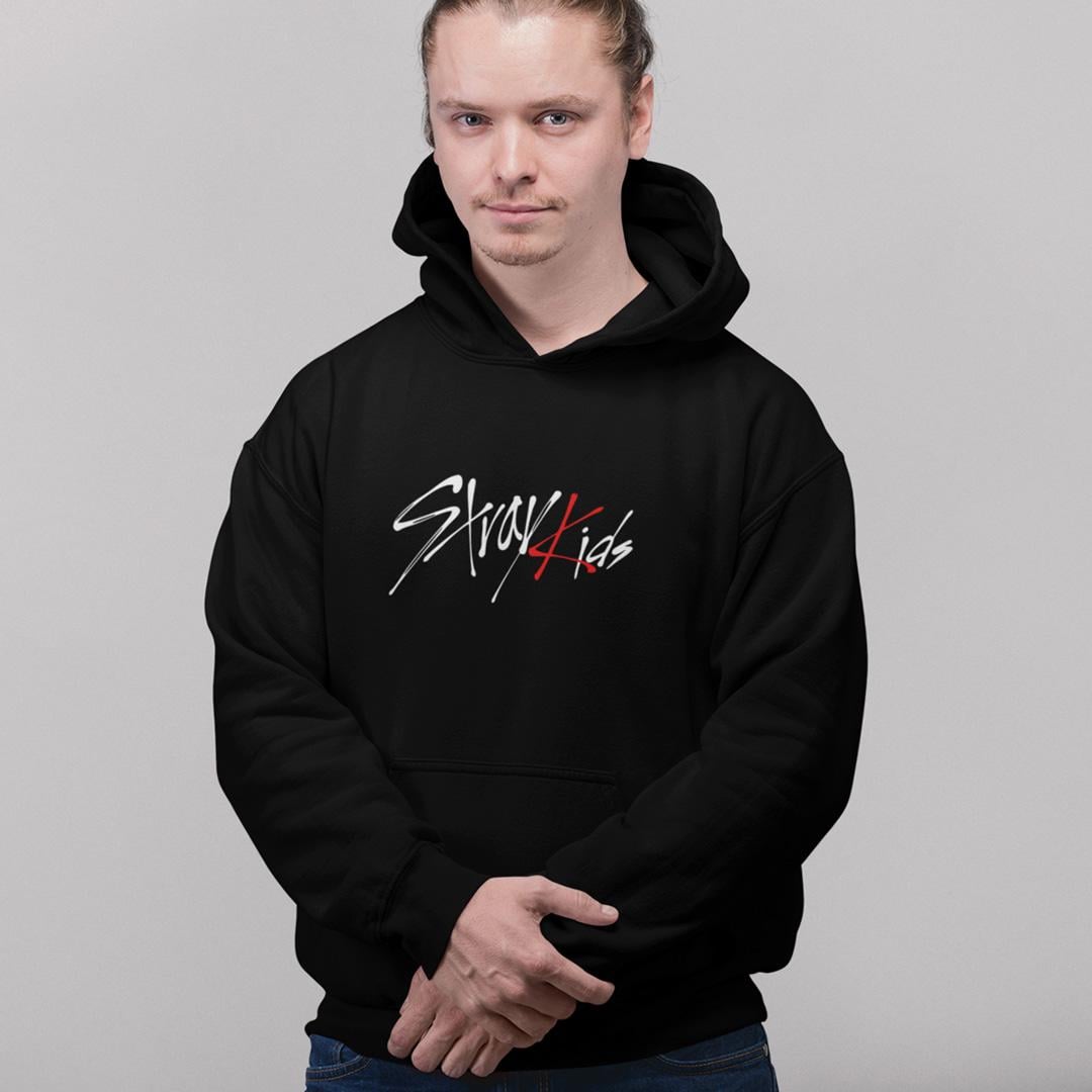 Худи флисовый унисекс Stray Kids Poster S Черный (0000016234)