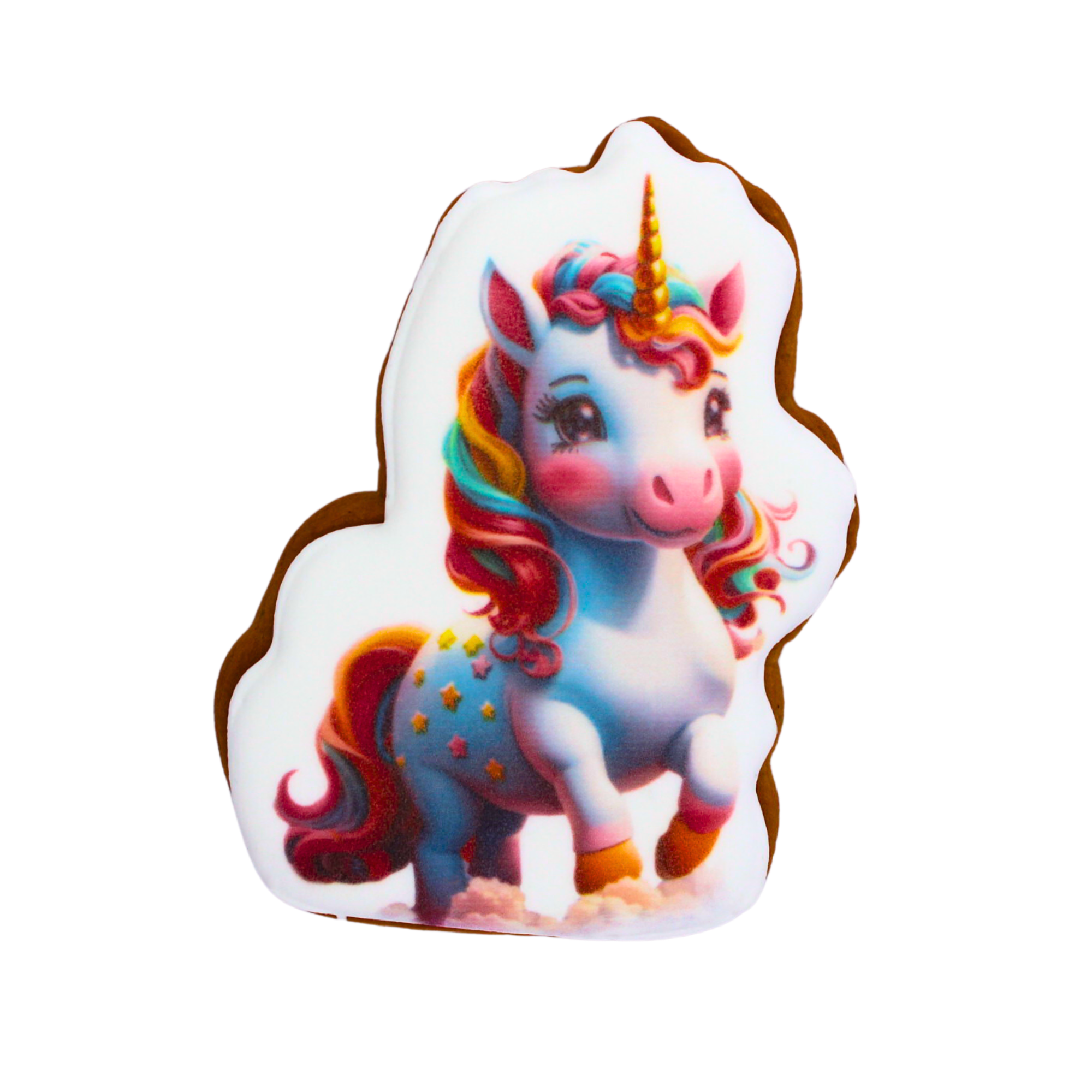 Пряник с принтом Крафт Печиво Единорог 3D 45 г