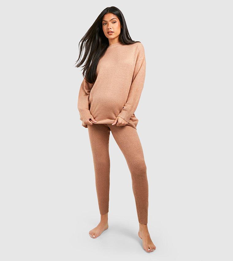 Костюм свитер+брюки Boohoo GZZ61467П L Розовый (3331109413534)