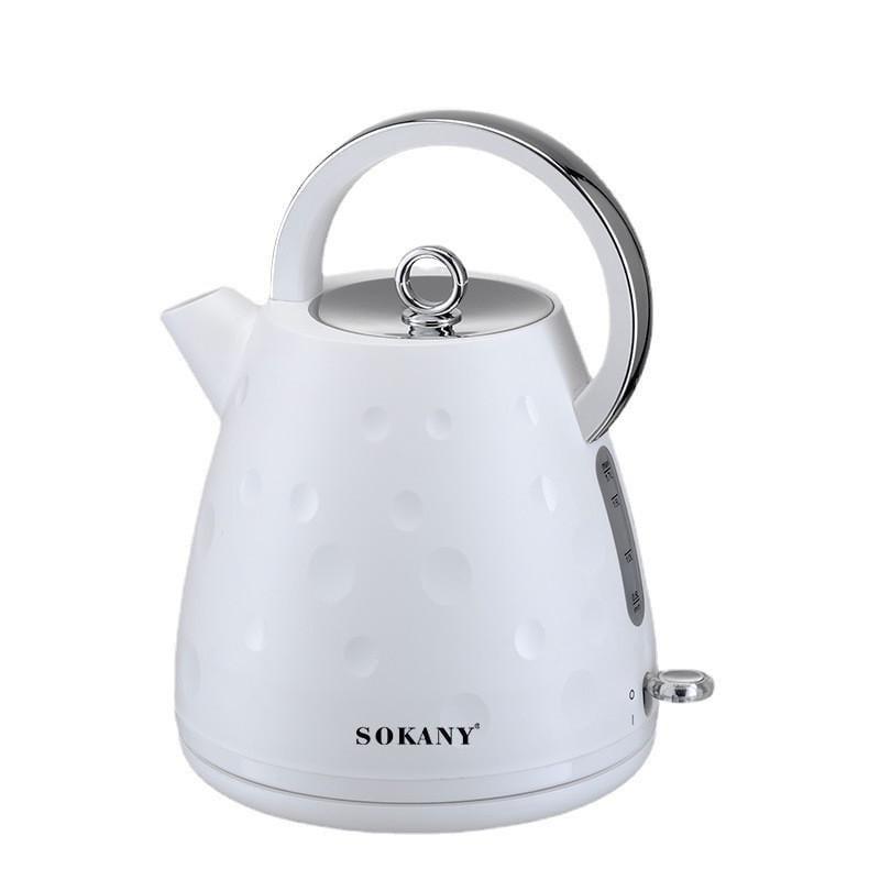 Электрочайник Sokany SK1033B бесшумный 1,7л 1850 Вт Белый