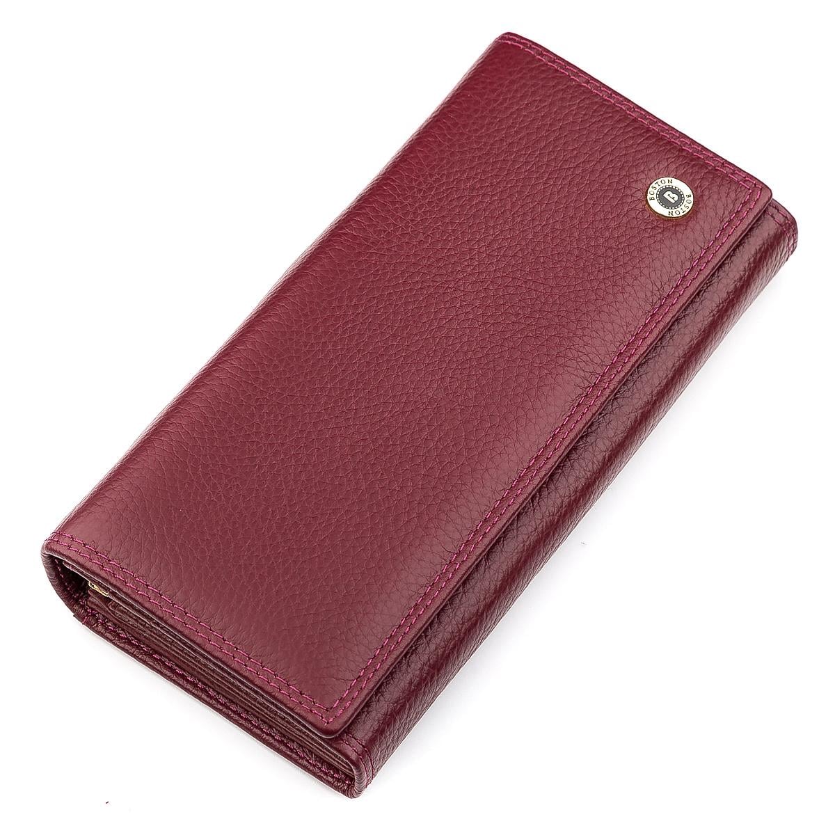 Гаманець жіночий Boston 18471 шкіра Бордовий