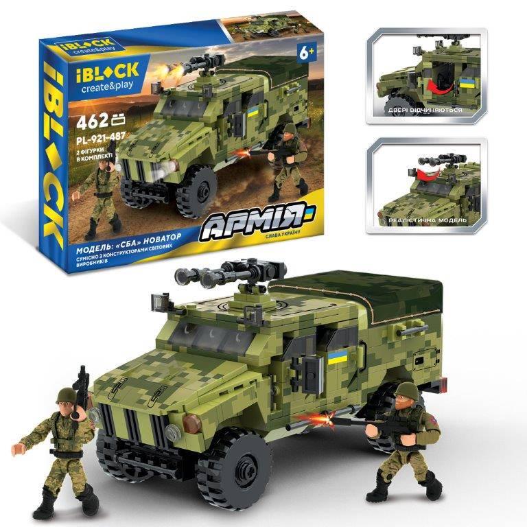 Конструктор Iblock PL-921-494 Армія СБА НОВАТОР 462 дет. - фото 2 Конструктор Iblock PL-921-494 Армія СБА НОВАТОР 462 дет. - фото 2