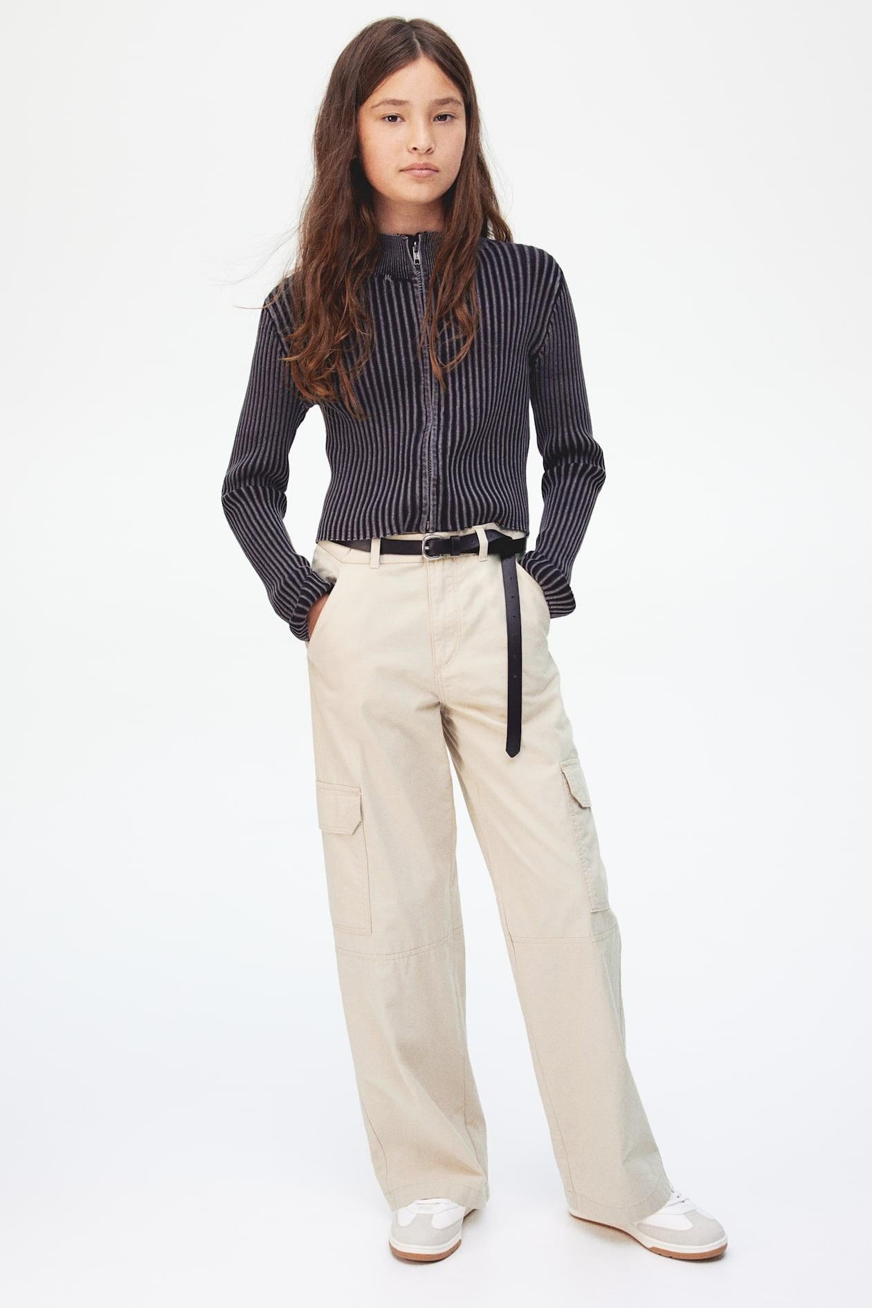 Брюки H&M 158 см Бежевый (1212392) Брюки H&M 158 см Бежевый (1212392)