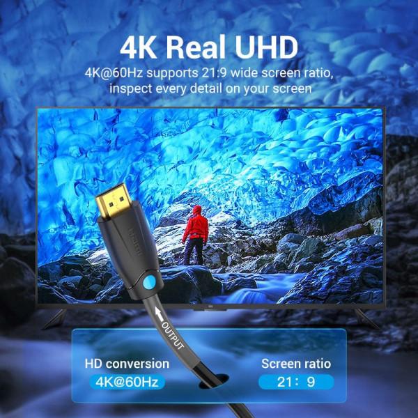 Кабель для передачи данных Vention Structure Cabling Engineering 8K HDMI M-M v2.0 8 м Черный (604948) - фото 6