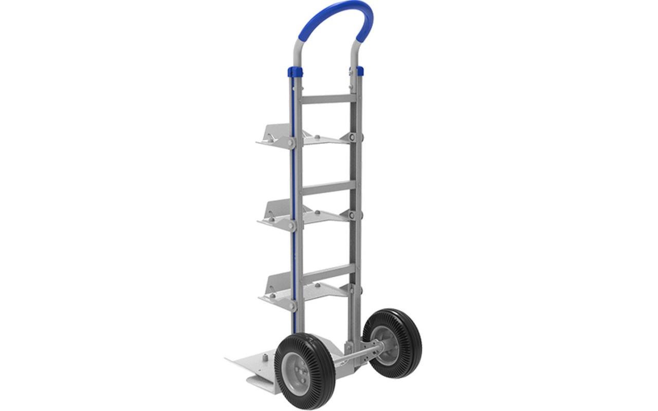 Тележка двухколесная с ручками и платформой для перемещения бутылей алюминиевая VIO HT-7BA до 200 кг