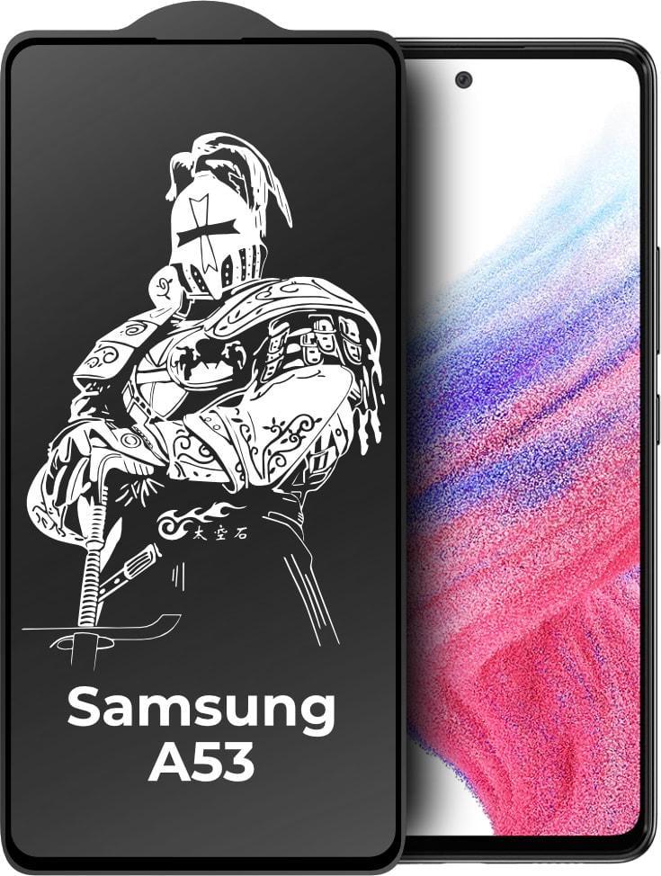 Захисне скло King Fire Samsung Galaxy A53 A536 (Full Glue) Black (38216)