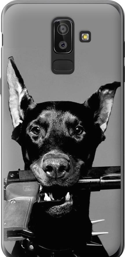 Чехол на Samsung Galaxy J8 2018 Доберман (2745u-1511-42517) Чехол на Samsung Galaxy J8 2018 Доберман (2745u-1511-42517)