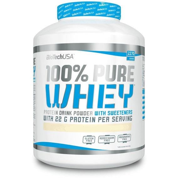 Протеин BioTechUSA 100% Pure Whey 2270 g /81 servings/ Black Biscuit