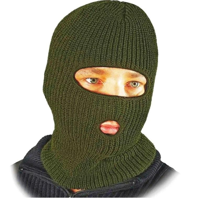 Балаклава маска в'язана унісекс Хакі