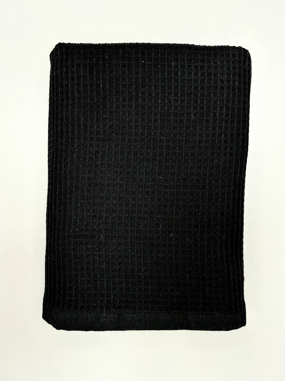 Рушник вафельний Ideal бавовняний 40х60 см Чорний (11474840)