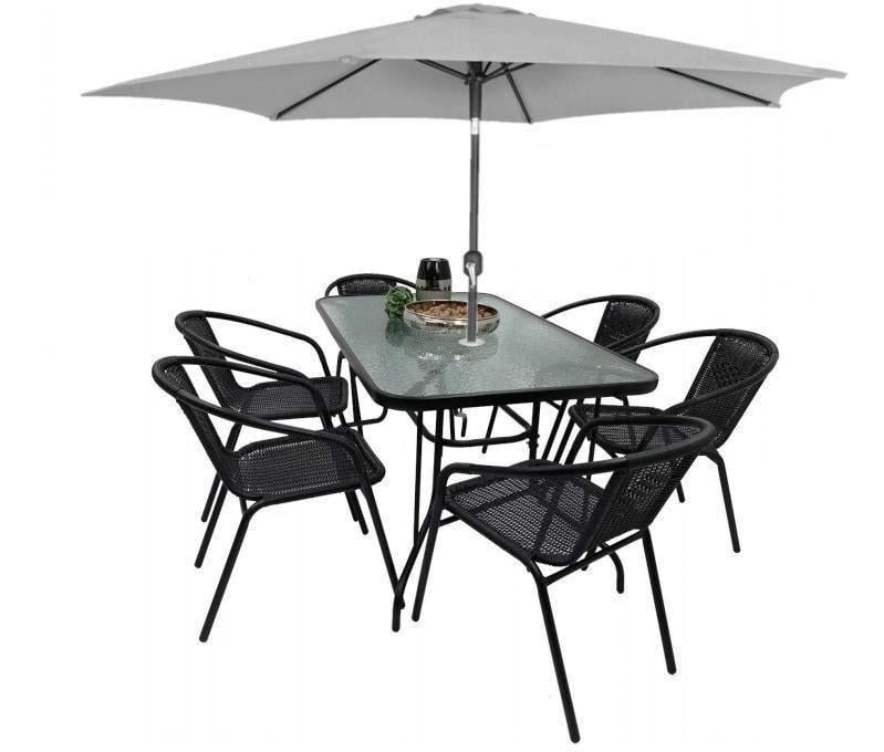 Комплект садовой мебели KONTRAST Boston-6 Grey (p1395711754_melv_NM)