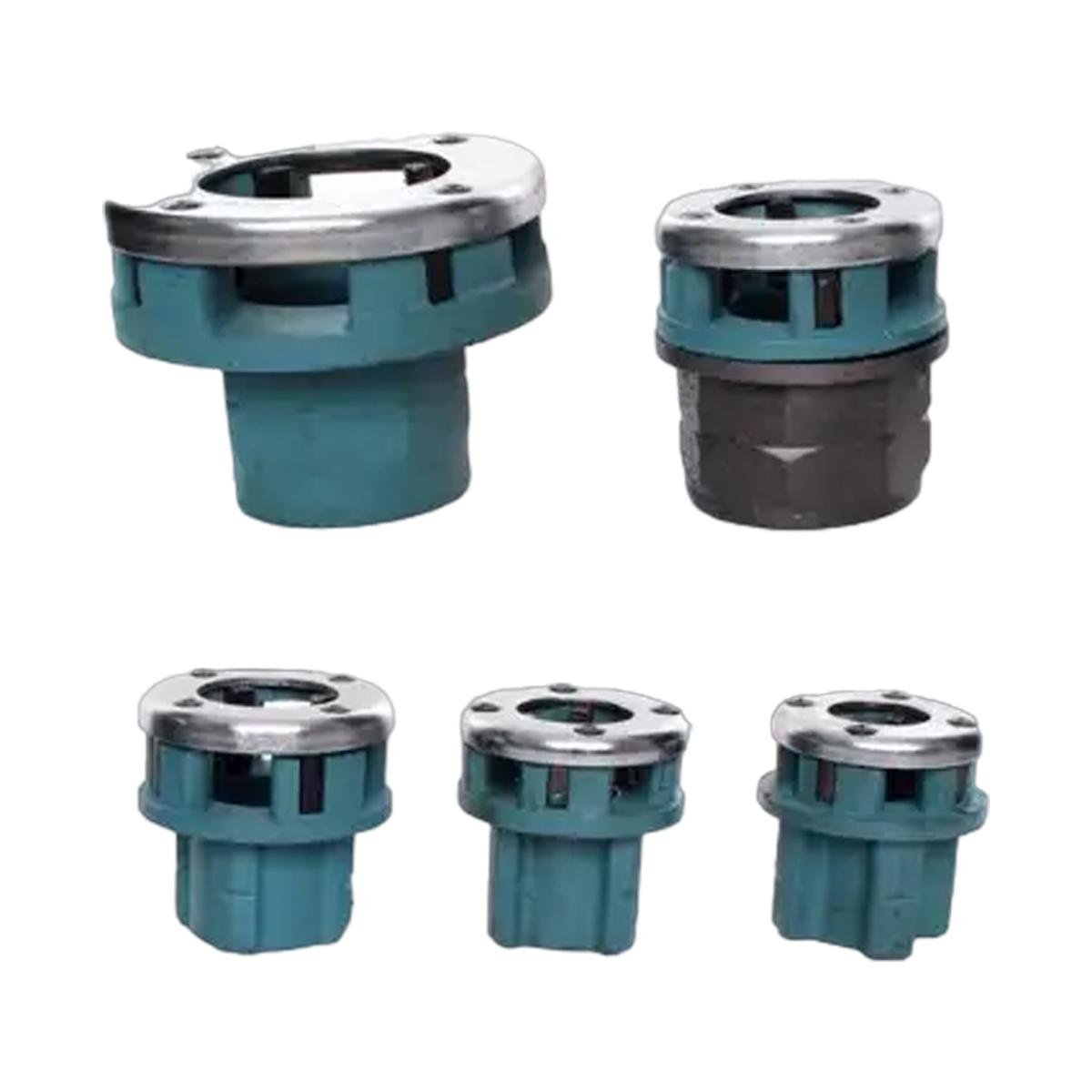 Машинка резьбонарезная Bestcraft EC592 электрическая 1800 Вт + 6 головок в пластиковом чемодане - фото 5