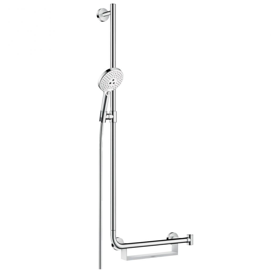 Душовий комплект із штангою Hansgrohe Raindance Select Left EcoSmart 26325400 Хром (142804)