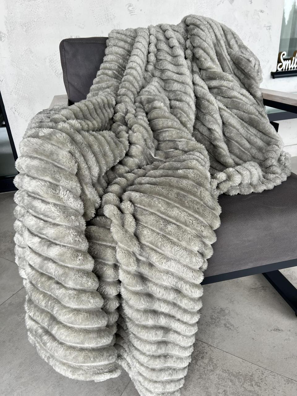 Плед Королевский шарпей евро 200х220 см Серый Плед Королевский шарпей евро 200х220 см Серый