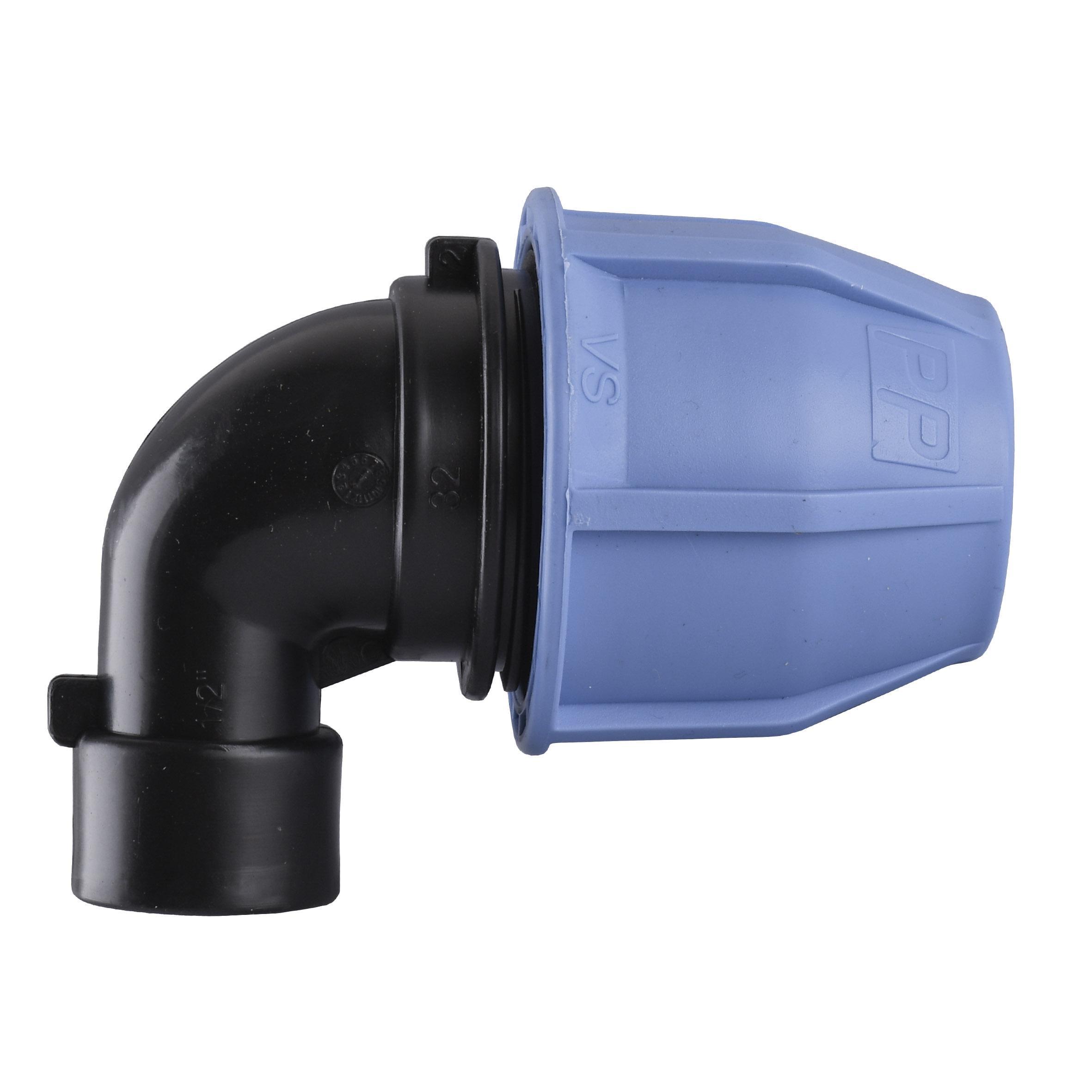 Колено ПНД Vsplast 32 мм x 1/2" ВР 4002 (000005444)
