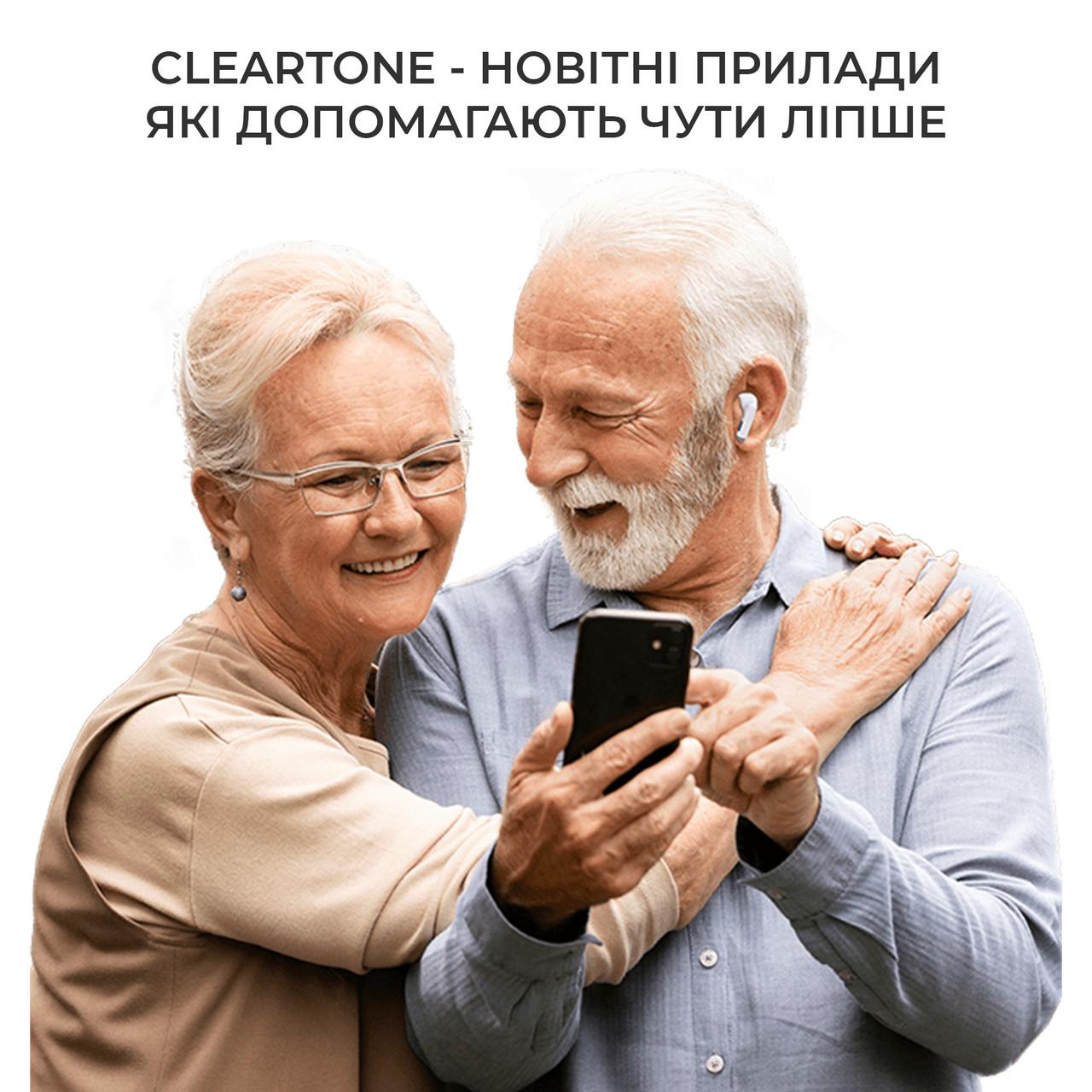 Слуховой аппарат Cleartone B200 с Bluetooth двумя TWS наушниками и портативным боксом для зарядки (18513241) - фото 9