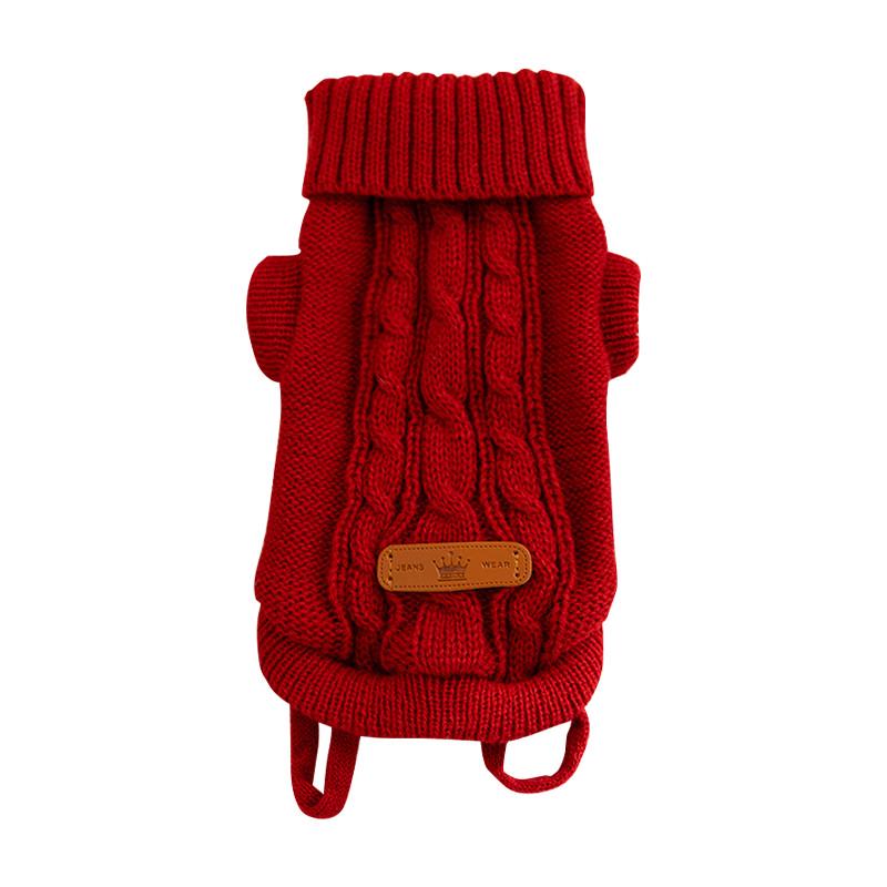 Свитер для животных Hippie dog 2410CGLK8029 вязаный зимний S Red (25714001)