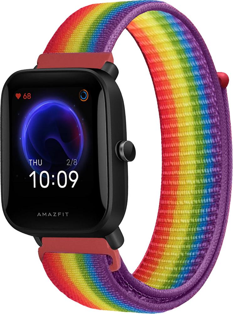 Ремешок нейлоновый Sport Loop для Amazfit Bip U Pro Rainbow (23903-6B)