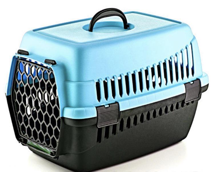 Контейнер переноска для животных Senyayla 50x36x33 Голубой