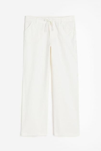 Брюки H&M M Білий (1214200П)