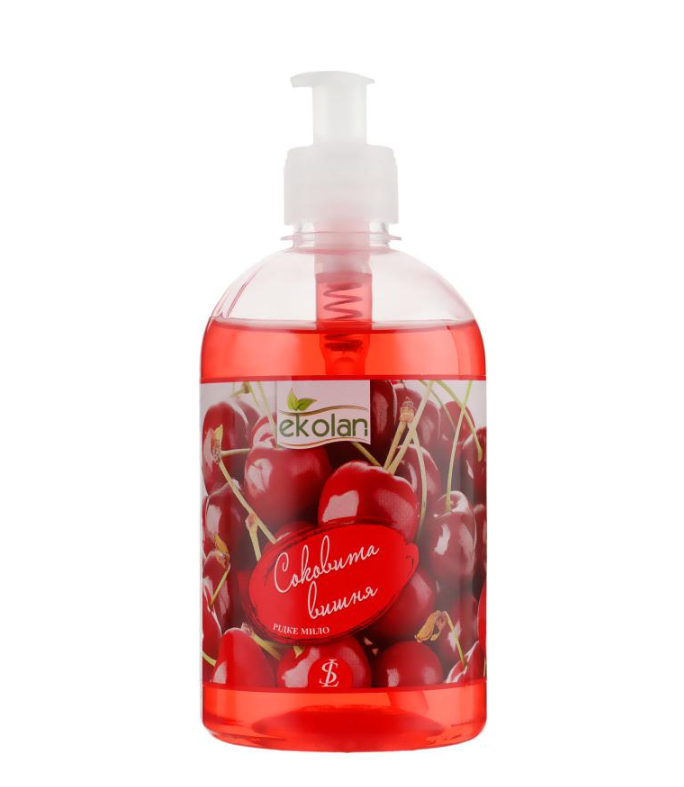 Мыло жидкое Ekolan Сочная Вишня дозотор 500 г (6515)